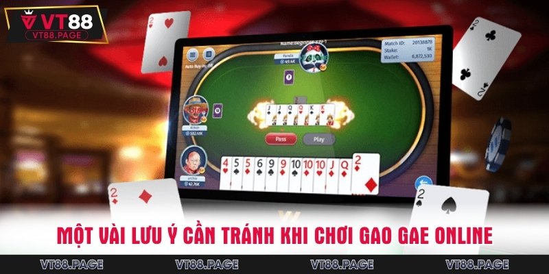 Một vài lưu ý khi bạn chơi game này ở nhà cái online
